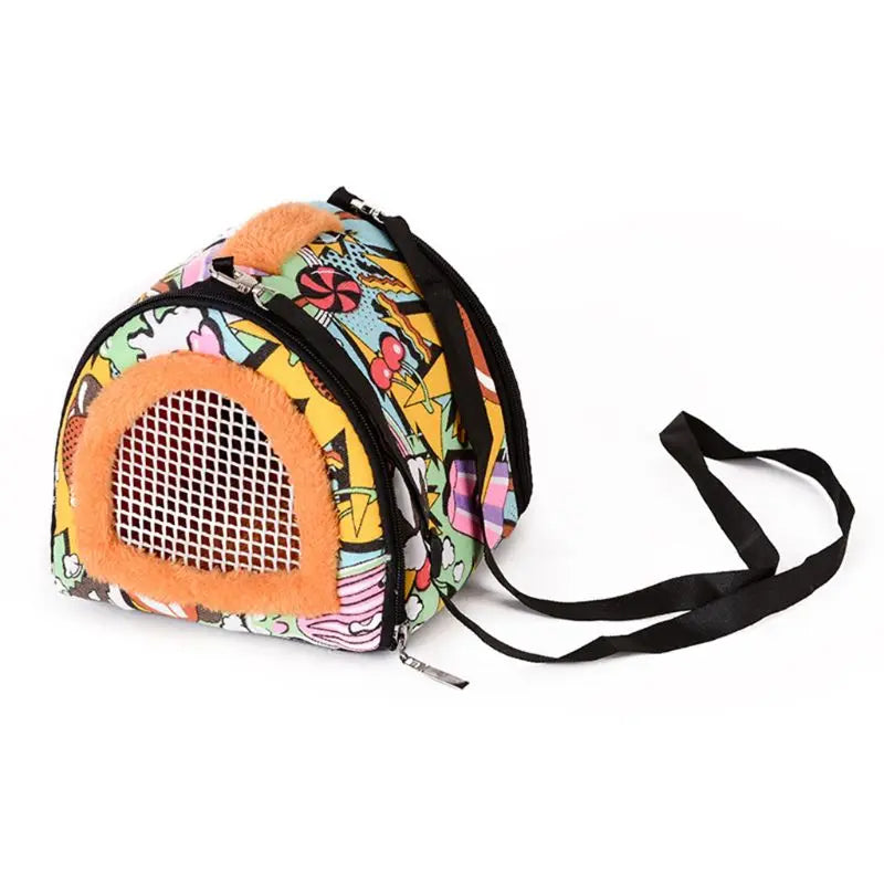 Eco-Friendly Cute Small Hamster Portable Breathable Outdoor Travel Bag Pet Carrier