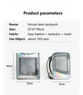 Load image into Gallery viewer, Eco-Friendly Backpack Breathable Travel Outdoor Shoulder Bag Portable Transparent Carrying Small Pet Carrier
