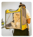 Load image into Gallery viewer, Eco-Friendly Backpack Breathable Travel Outdoor Shoulder Bag Portable Transparent Carrying Small Pet Carrier
