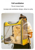 Load image into Gallery viewer, Eco-Friendly Backpack Breathable Travel Outdoor Shoulder Bag Portable Transparent Carrying Small Pet Carrier
