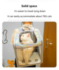 Load image into Gallery viewer, Eco-Friendly Backpack Breathable Travel Outdoor Shoulder Bag Portable Transparent Carrying Small Pet Carrier
