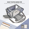 Load image into Gallery viewer, Eco-Friendly Soft Side Backpack Outgoing Travel Bag Pet Carrier
