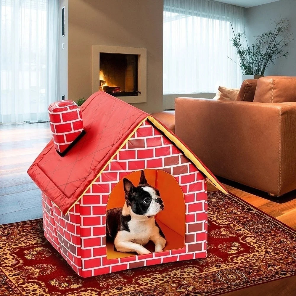 Brick Wall Small Pet Kennel