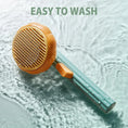 Load image into Gallery viewer, Eco-Friendly Grooming Cleaning Slicker Pumpkin Pet Brush
