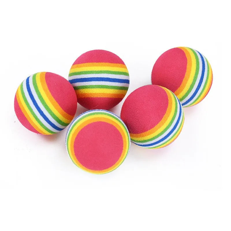 Rainbow Cat Toy Ball