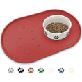 Load image into Gallery viewer, Eco-Friendly Simple Drinking Feed Easy to Clean Non-Slip Silicone Round Food Mat
