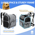 Load image into Gallery viewer, Eco-Friendly Double Shoulder Backpack Sturdy Frame Breathable Foldable Travel Set Pet Carrier
