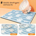 Load image into Gallery viewer, Eco-Friendly Absorbent Cute Food and Water Bowl Placemat No Stains Pet Feeding Mat
