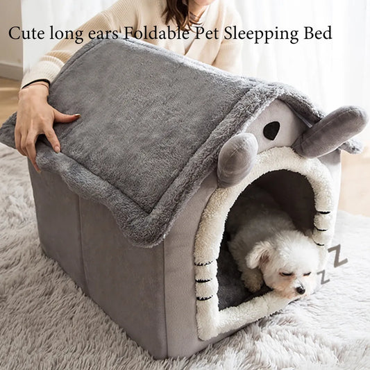 Foldable Pet Sleeping Bed