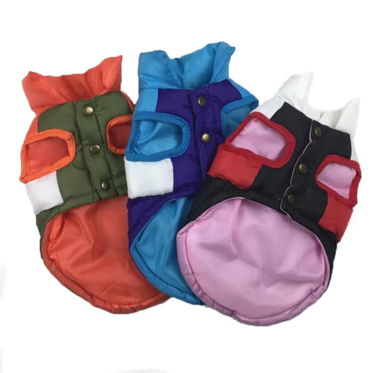 Eco-Friendly Warm Winter Small Medium Pet Coat Windproof Down Jacket Coat Vest Costume Pet Clothing