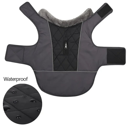 Eco-Friendly Thickened Winter Clothing Jacket Waterproof Pet Vest Double Sided Pet Clothing