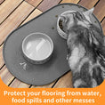 Load image into Gallery viewer, Eco-Friendly Simple Drinking Feed Easy to Clean Non-Slip Silicone Round Food Mat
