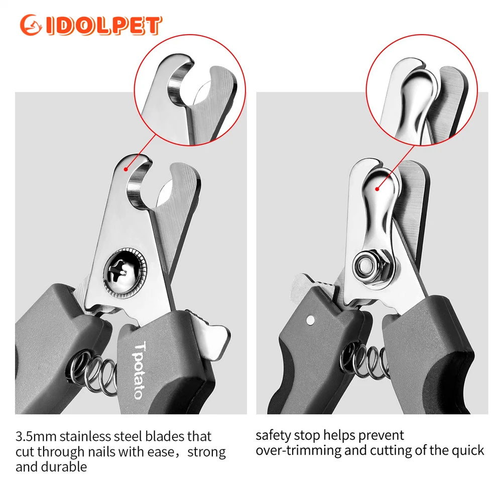 Miljøvenlig ny professionel sikkerhedsvagt-negleklipper til kæledyr