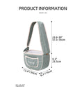 Load image into Gallery viewer, Eco-Friendly Washable Corduroy Breathable Travel Shoulder Bag Small Pet Carrier
