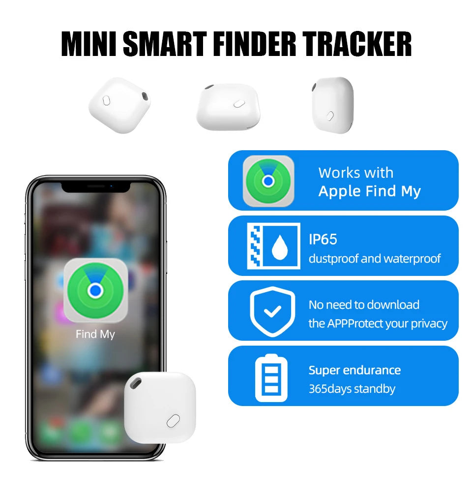 ידידותית לסביבה Smart Bluetooth Mini Square IOS System Pet GPS