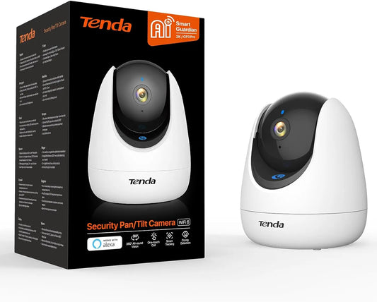 Eco-Friendly Tenda 2K Indoor Camera Wi-Fi Wireless Home Security One Touch Night Vision Pet Camera