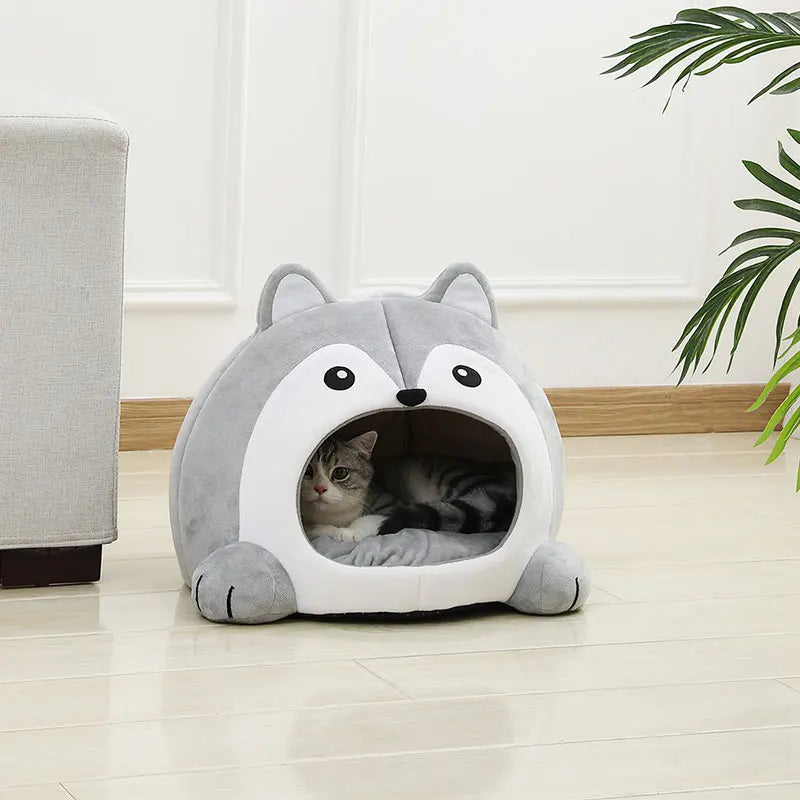 Very Cute And Soft Basket Lounger Cushion Cave Pet Mat