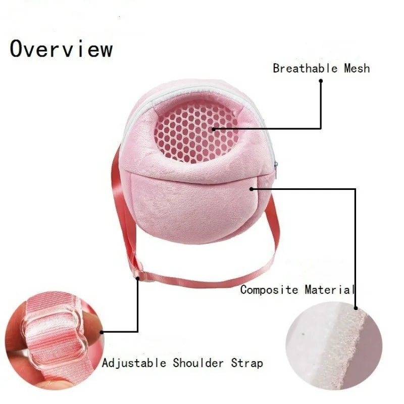 Eco-Friendly Cute Travel Warm Carry Pouch Bag Small Pet Carrier