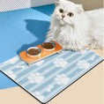 Load image into Gallery viewer, Eco-Friendly Absorbent Cute Food and Water Bowl Placemat No Stains Pet Feeding Mat
