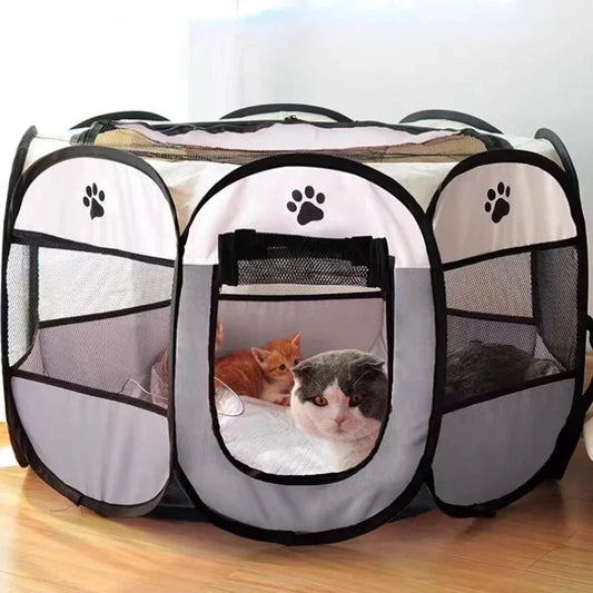 Eco-Friendly Portable Foldable Octagonal Fence Pet House