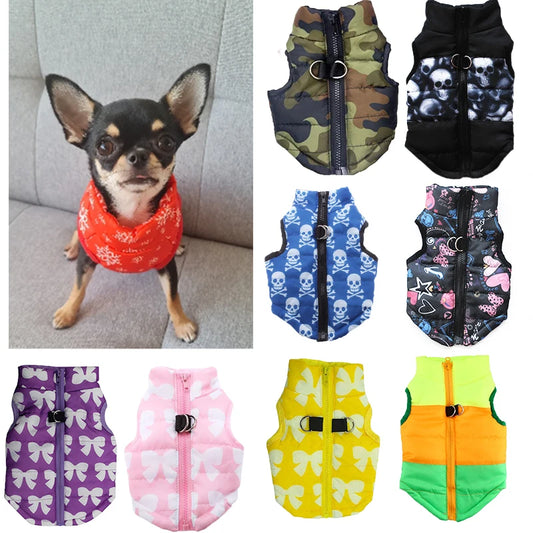 Eco-Friendly Winter Dog Warm Jacket - Small Dog & Cat Coat Comfort Pet Clothing