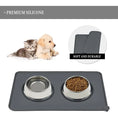 Load image into Gallery viewer, Eco-Friendly Silicone High Lips Non-Stick Waterproof Food Feeding Pet Mat
