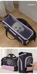 Load image into Gallery viewer, Eco-Friendly Travel Rectangular Crossbody Portable Adjustable Shoulder Strap Small Pet Carrier
