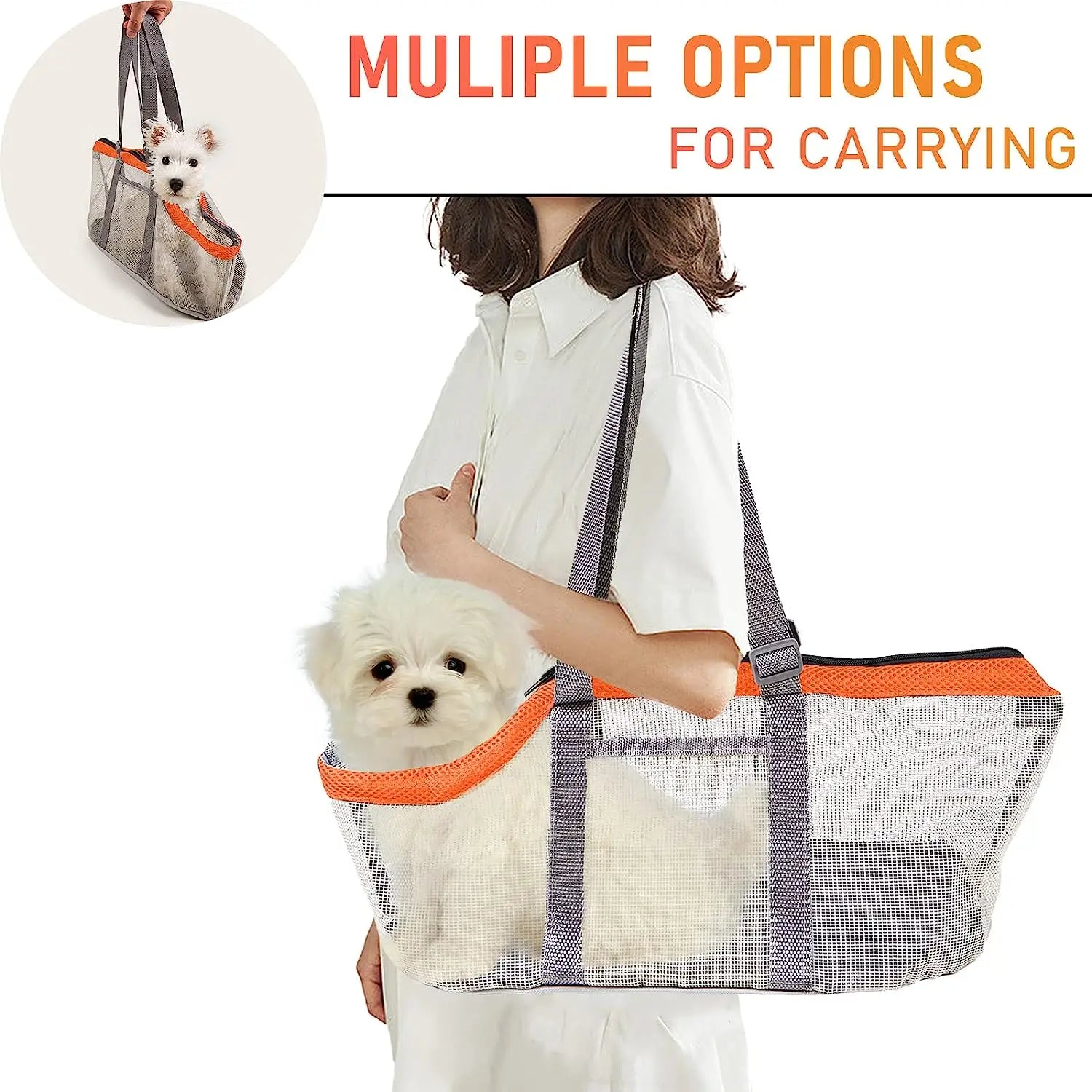 Eco-Friendly Mesh Foldable Handbag Purse Pet Carrier