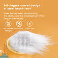 Load image into Gallery viewer, Eco-Friendly Grooming Cleaning Slicker Pumpkin Pet Brush
