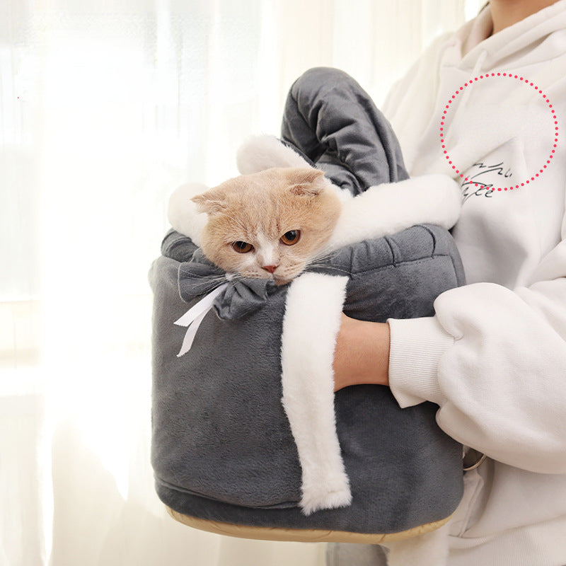 Eco-Friendly Outdoor Travel Winter Warm Carrying Bag Small Pet Carrier