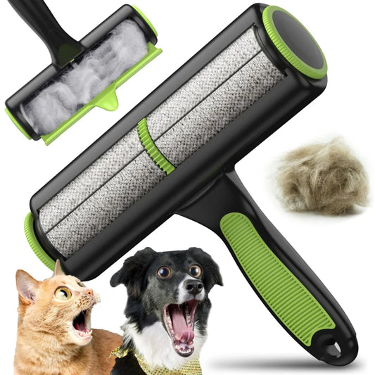 Brosse de nettoyage verte écologique, brosse à fourrure pour vêtements, canapé, tapis, peignes, épilateur de poils d'animaux