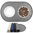 Load image into Gallery viewer, Eco-Friendly Simple Drinking Feed Easy to Clean Non-Slip Silicone Round Food Mat
