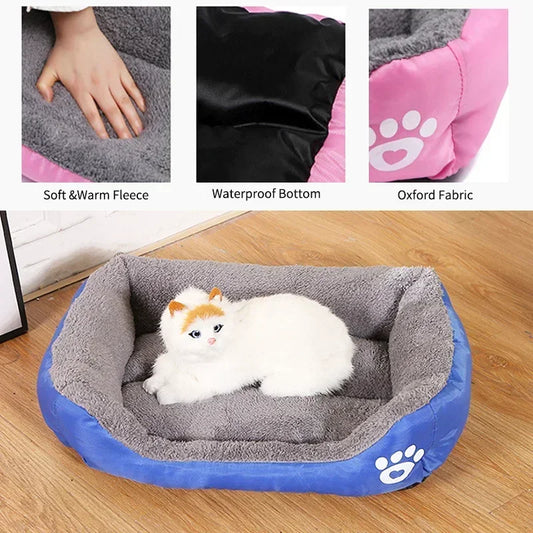 Eco-Friendly Super Warm Soft Cotton Comfort Pet Bed