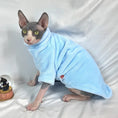 Indlæs billede i gallerifremviser, Miljøvenlig mode kattetrøje Sphynx Kitten Hoodie Jumpsuit Pet Beklædning
