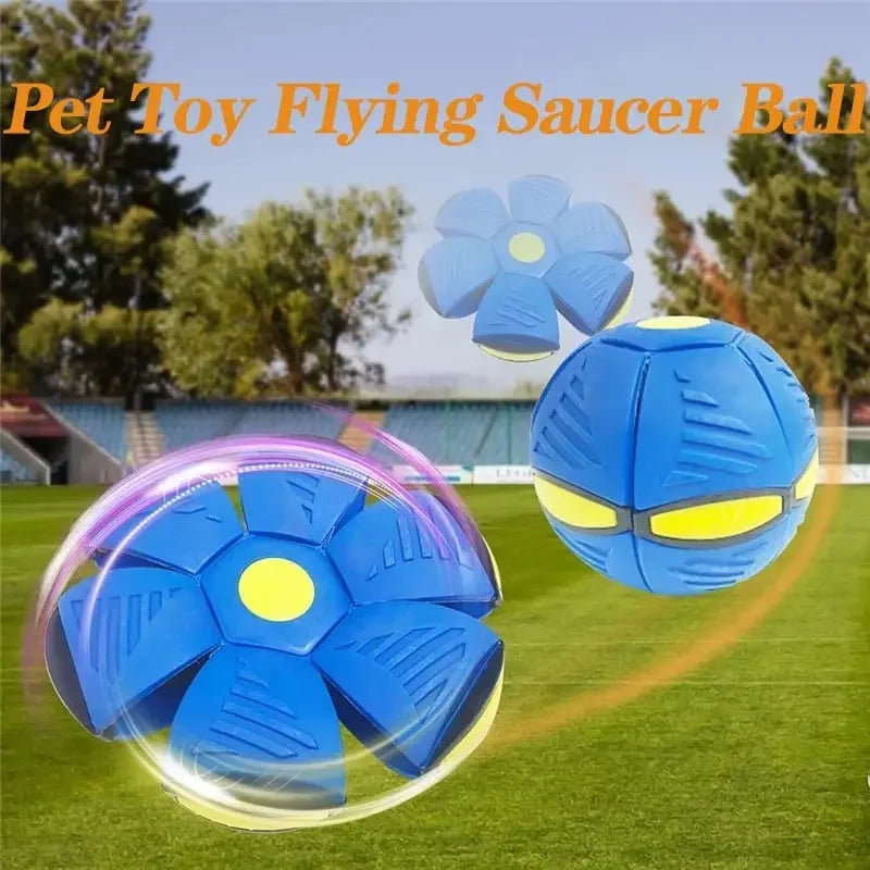 Pet Toys Flying UFO Saucer Disk Ball