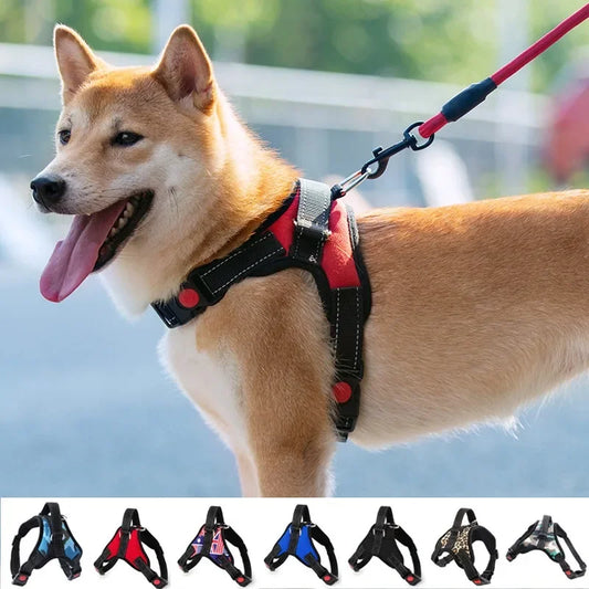 Durable Reflective Adjustable Pet Dog Harness