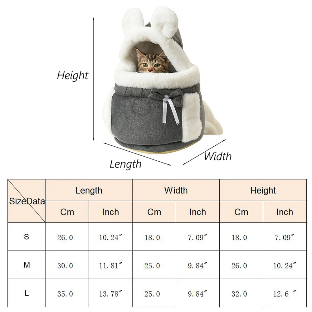 Eco-Friendly Cute Outdoor Travel Backpack Winter Warm Small Pet Carrying