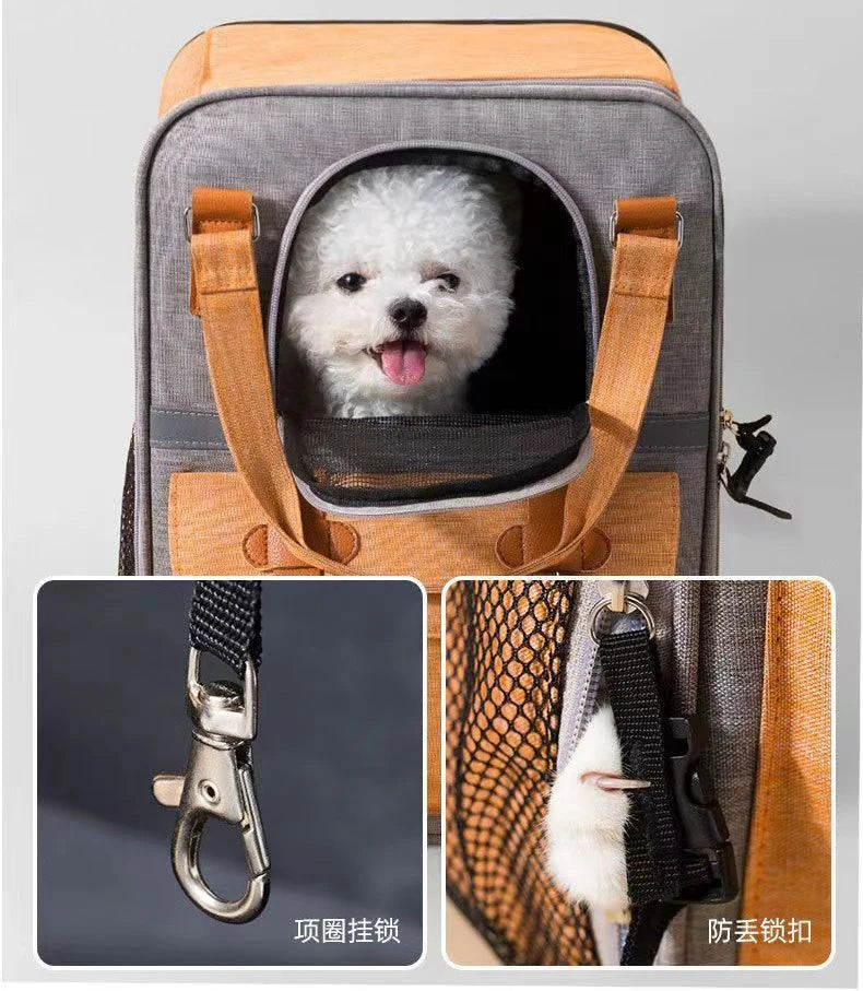 Eco-Friendly New Large Capacity Portable Travel Backpack Pet Carrier