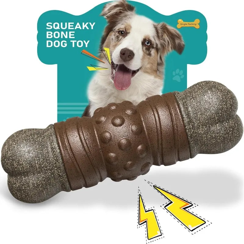 Squeaky Sounding Bones Grinding Teeth Cleaning Chew Dog Toy