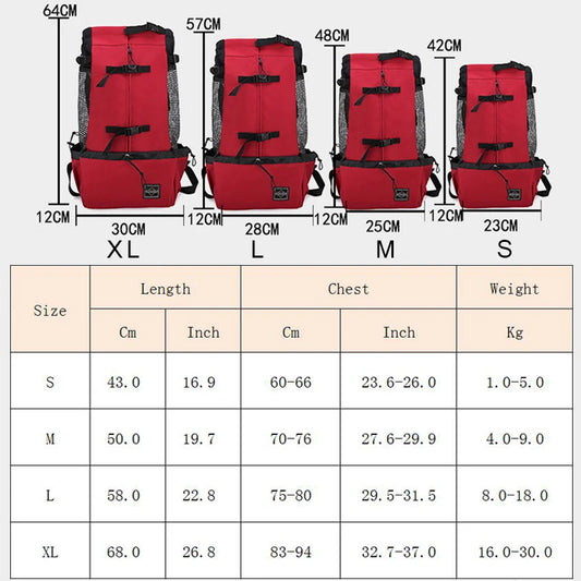 환경 친화적인 강한 나일론 야외 여행 고품질 통기성 자전거 배낭 애완 동물 캐리어