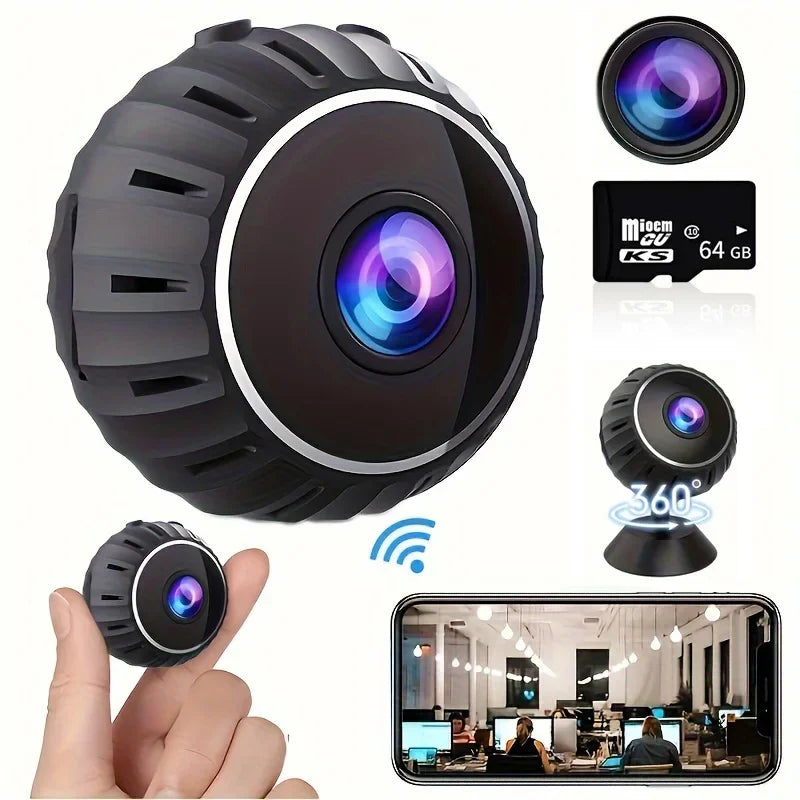 ידידותית לסביבה 1080P אלחוטי Wi-Fi 4k HD מצלמה קטנה לראיית לילה מצלמה לחיות מחמד