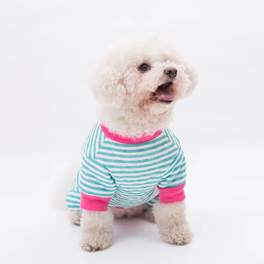 Eco-Friendly Striped Comfort Winter Dog Jumper Hoodie Pet Clothing