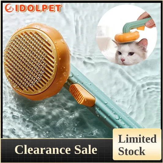 Brosse pour animaux de compagnie de citrouille de nettoyage de toilettage écologique