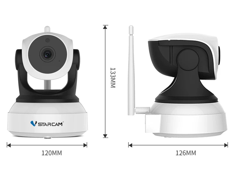 ידידותית לסביבה Vstarcam 1080P Wi-Fi IP מצלמת אבטחה 2MP מעקב אוטומטי פנימי HD ראיית לילה מצלמת מעקב אודיו דו כיוונית לחיות מחמד