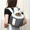 Load image into Gallery viewer, Eco-Friendly Cute Outdoor Travel Backpack Winter Warm Small Pet Carrying
