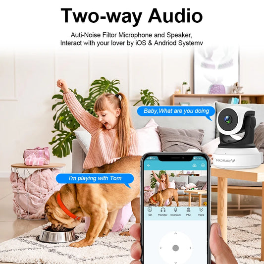 Eco-Friendly Vstarcam 1080P Wi-Fi IP Security Camera 2MP Indoor Auto Tracking HD Night Vision Two Way Audio Surveillance Pet Camera