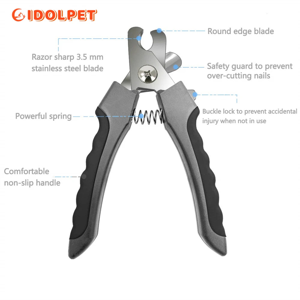 Miljøvenlig ny professionel sikkerhedsvagt-negleklipper til kæledyr